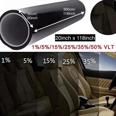 Mingtu NX50 VLT50% Nero Ultra Chiaro Controllo Solare Nano Ceramica Auto Auto Calore UV Blocco Professionale Finestra Tint Film Adesivo