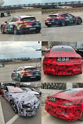 Rollo di vinile autoadesivo stampabile in colori dorati viola gloss opaco per pellicole Tpu per involucri auto