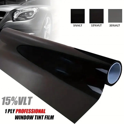 Pellicola in PET oscurante per finestre al 99% IR 152 x 300 cm VLT Finestra di posizione a prova di UV al 15% per vetro domestico