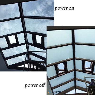 Larghezza standard ≤14cm/14-18cm Mingtu Smart Film Switchable Control Window Privacy PDLC Film