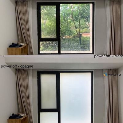 Stile di design moderno Mingtu Self Adhesive PDLC Film per privacy e vetro elettronico