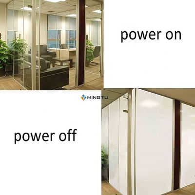 Stile di design moderno Mingtu Self Adhesive PDLC Film per privacy e vetro elettronico
