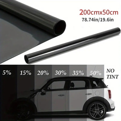 Mingtu NX05 VLT8% Film solare nero per auto PET adesivo per finestre per ombrelloni e blocchi UV