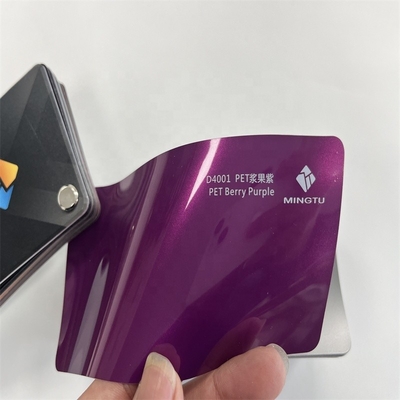 Adesivo rimovibile Ultra Matte Purple Car Wrap Vinyl con ampia tolleranza a temperatura