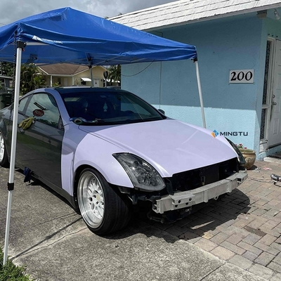 Mingtu Matt Car Wrap Vinyl Film Tesla Model3 Car Change Color Film in film di avvolgimento viola
