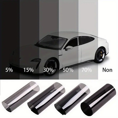 Mingtu ULTRA Light Black Self Adhesive Automotive Tint Film per auto IRR 99% UVR 99,9%