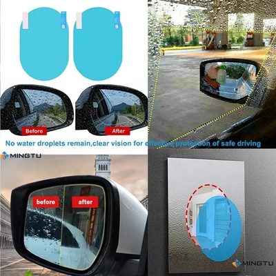 Mingtu HD Anti-Glare Anti Fog Rainproof Film Car Exterior Accessori con logo personalizzato