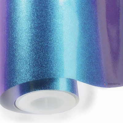 Mingtu Purple Blue Matte Chameleon Adhesive Decal Sticker Film per la posizione del corpo