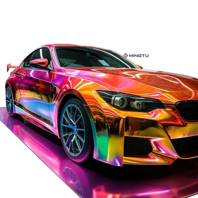 Adesivi per carrozzeria con rivestimento metallico in cromo, vinile e film senza bolle d'aria