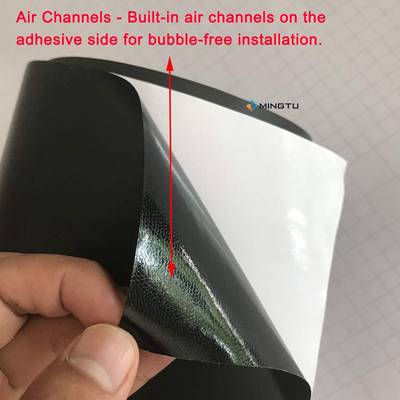 Mingtu Matte Black Vinyl Wrap per auto-guarigione automobilistica e bolla di rilascio dell'aria inclusa