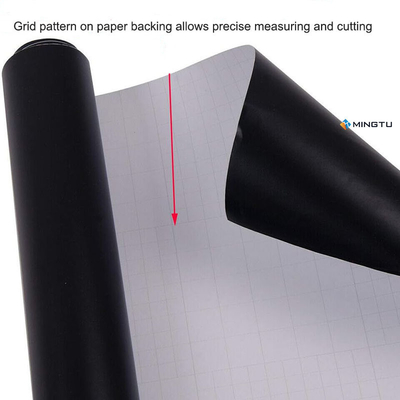 Mingtu Matte Black Vinyl Wrap per auto-guarigione automobilistica e bolla di rilascio dell'aria inclusa