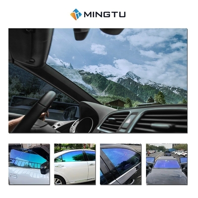 Mingtu PET 2 Ply 1.52*30M Film tinto Protector Sticker Sunblock Window Film con VLT 50%