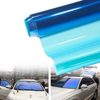 Chameleon Tint 85% VLT Film per finestre isolante termico 1*30M Blu Viola Finestra Tint Film