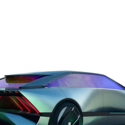 Pellicola di vetro isolante termico di lusso per il lato dell'auto 82% VLT Cameleon Blu