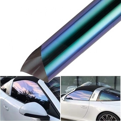 Mingtu Chameleon Tint Film di isolamento termico da viola a blu colorato con IRR 90%
