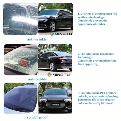 2 ml di spessore Mingtu High End Nano Ceramic Series Window Film per un elevato isolamento termico