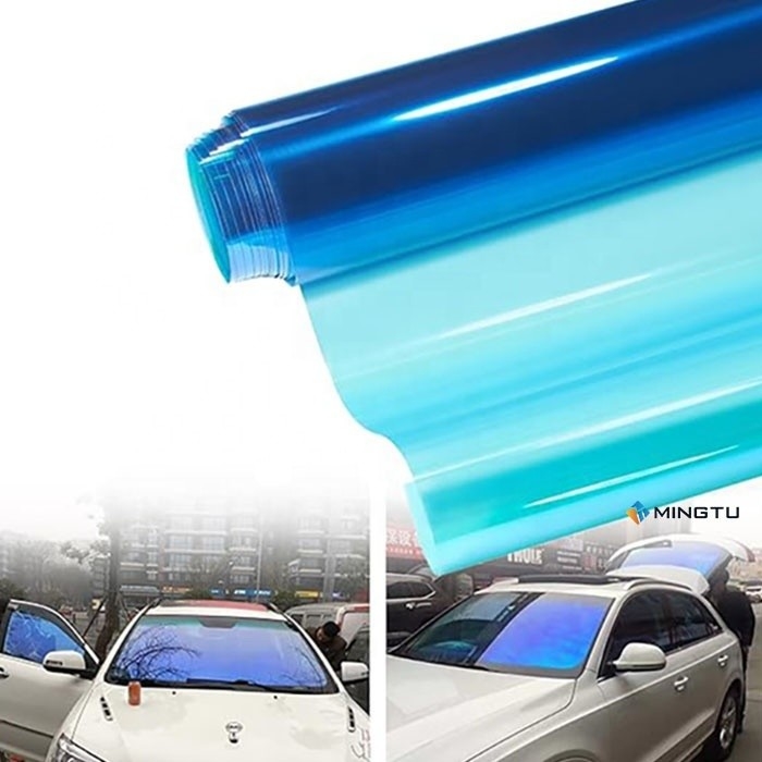 Chameleon Tint 85% VLT Film per finestre isolante termico 1*30M Blu Viola Finestra Tint Film